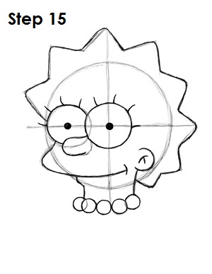 300x388 How To Draw Lisa Simpson