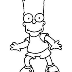 250x250 Bart Simpson Drawing, Pencil, Sketch, Colorful, Realistic Art