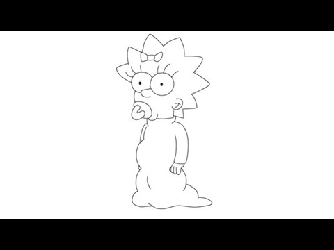 480x360 How To Draw Maggie Simpson