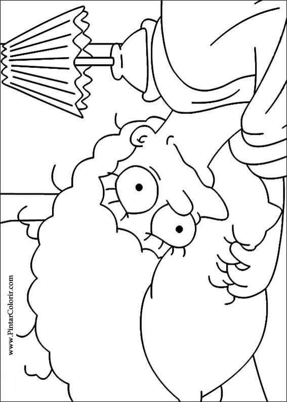 567x794 Drawings To Paint Amp Colour Simpsons
