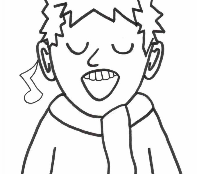 678x600 Singer Coloring Pages Kids Coloring