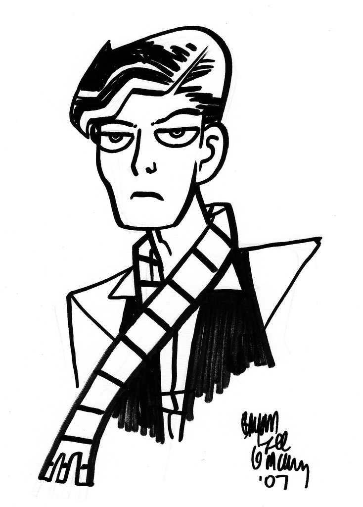 734x1024 Bryan Lee O'Malley David Bowie, Bowie And Sketchbooks