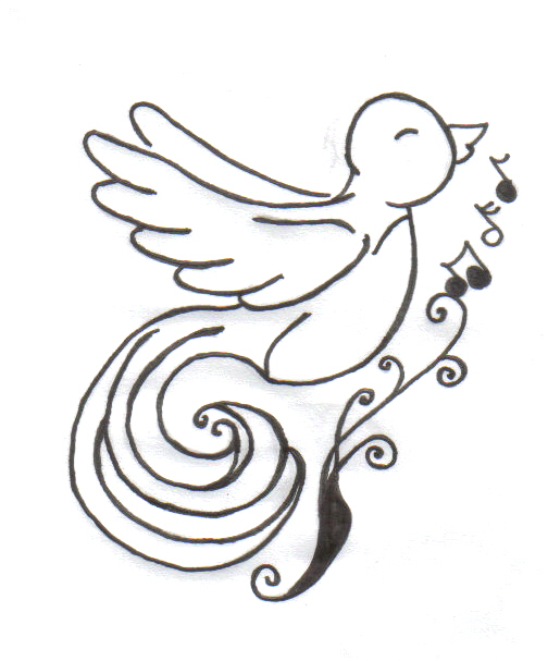 504x607 Singing Bird Tat By Tweakthereaper