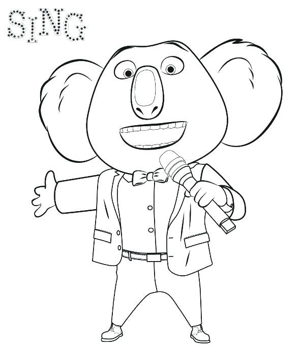 594x682 Awesome Singer Coloring Pages Image Music Notes Singing Holding