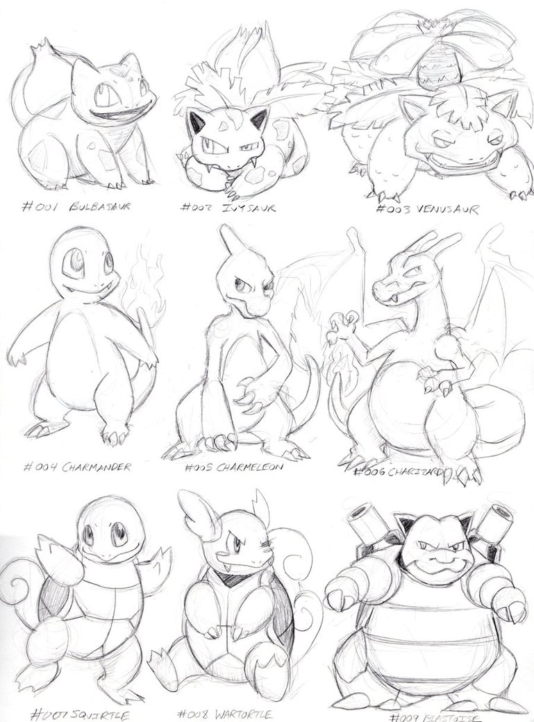 769x1040 Every Single Pokemon 1 9 By Theawkwardpossum