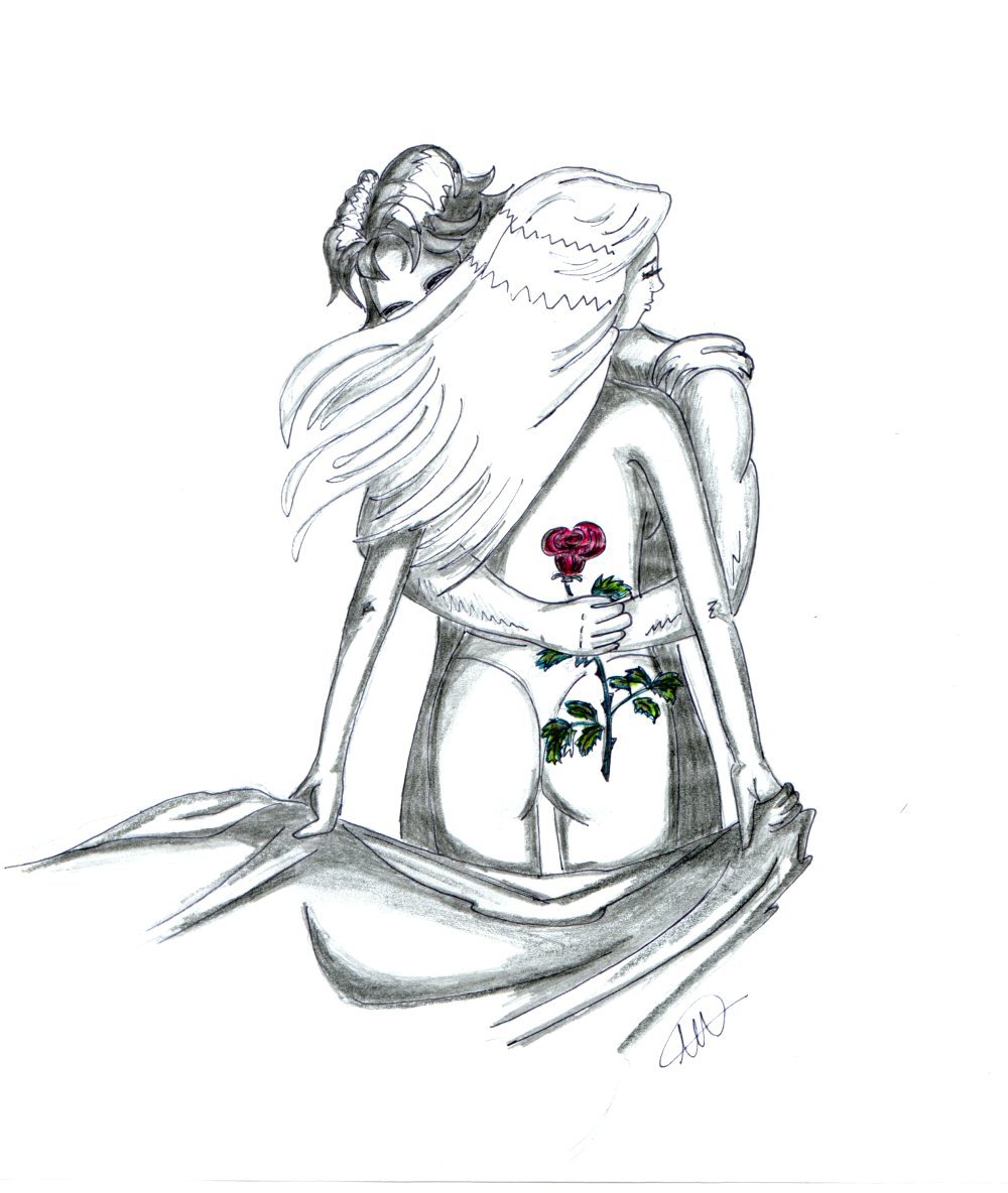 1000x1184 Red Rose By Elettra