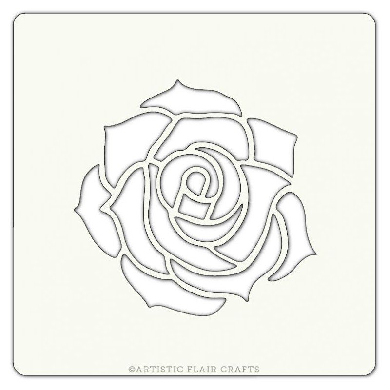 800x800 Pochoir Rose