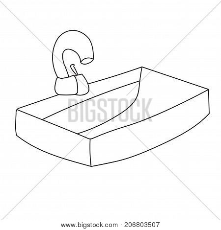 450x470 Sink Water Tap. Bathroom Interior Vector Amp Photo Bigstock