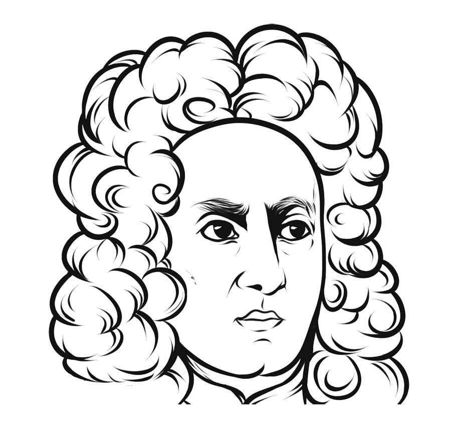 Sir Isaac Newton Drawing at GetDrawings.com | Free for personal use Sir