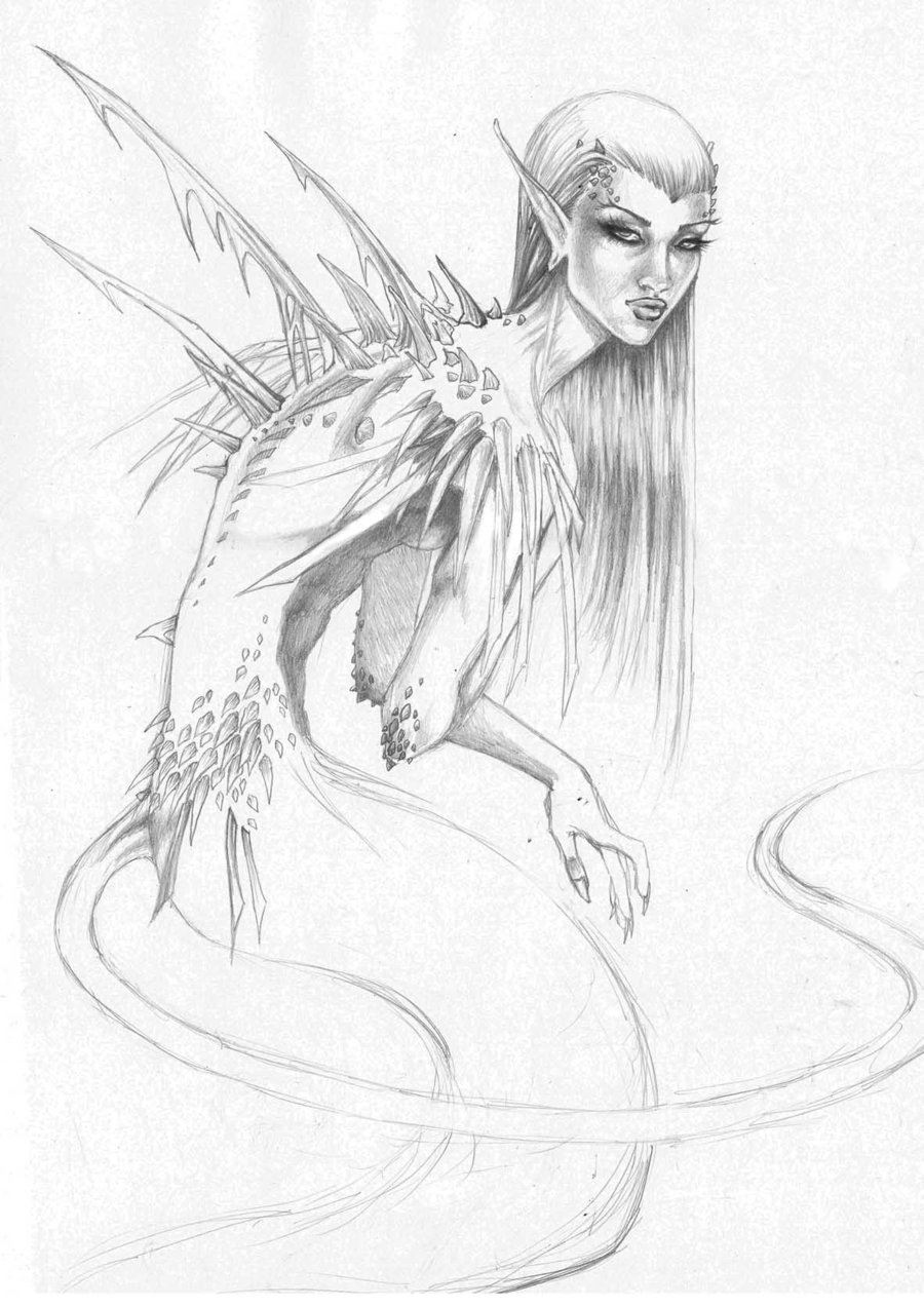 900x1273 Siren By Mumitrold