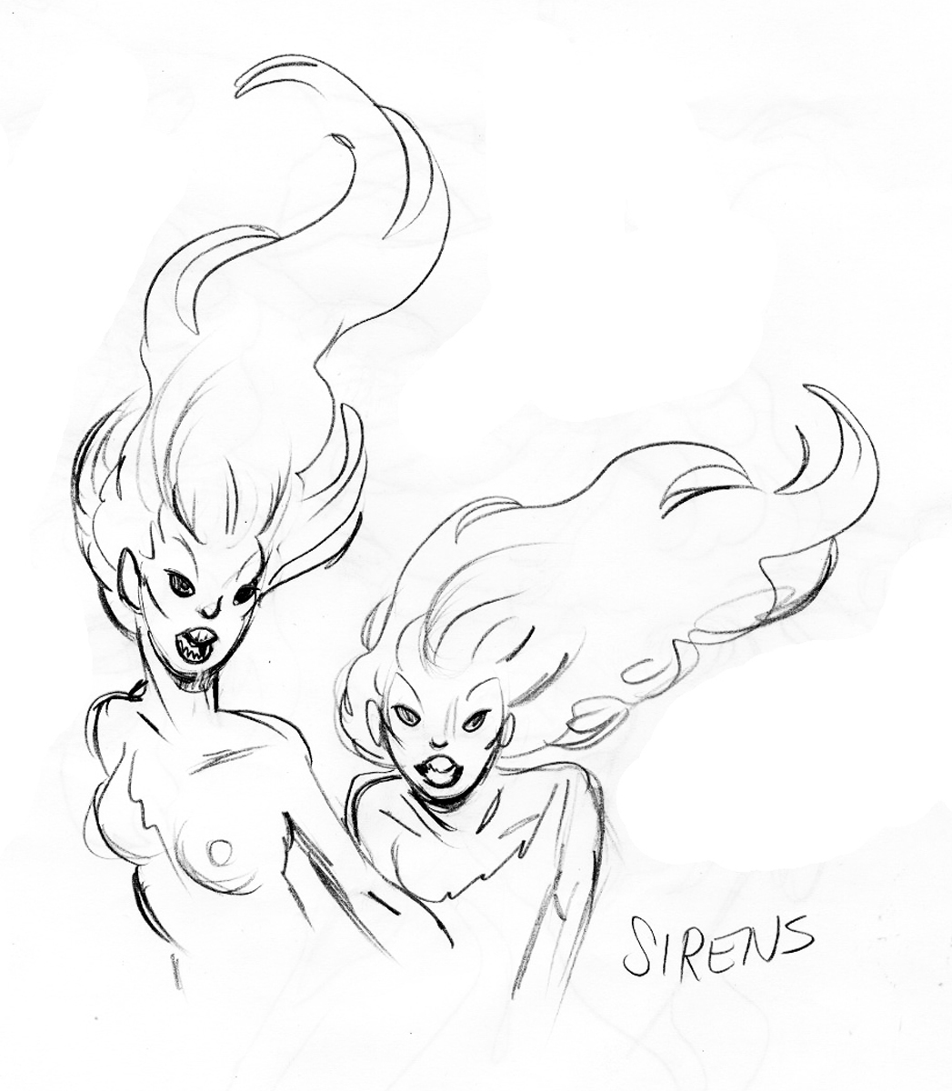 1047x1200 Orcs Sketchbook Amphibious