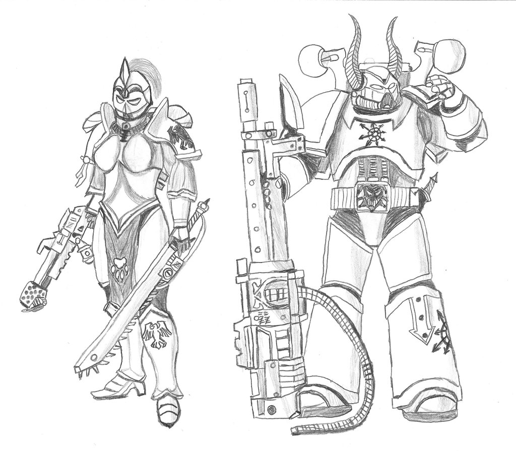 1024x895 Final Pencil Step Sister Catty And Iron Drawing By Angelfire400