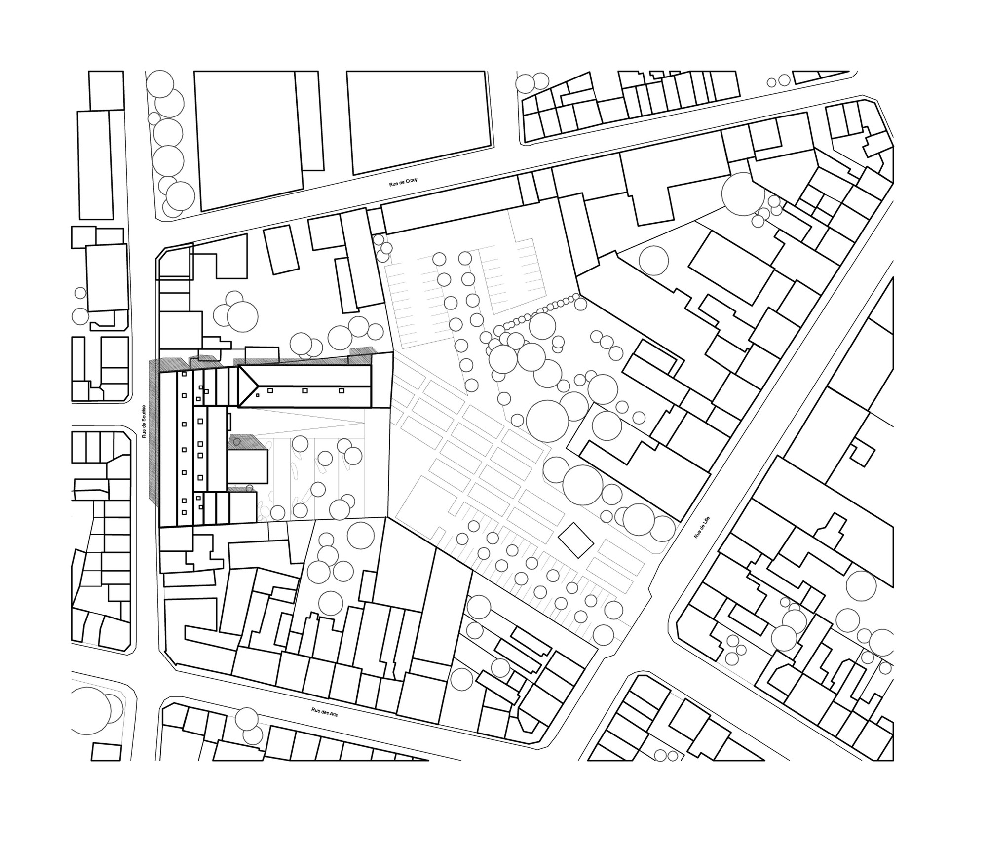 2000x1722 Gallery Of Music Academy Of Roubaix Zig Zag Architecture