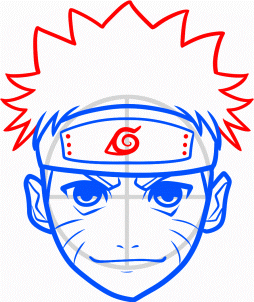 254x302 How To Draw Naruto
