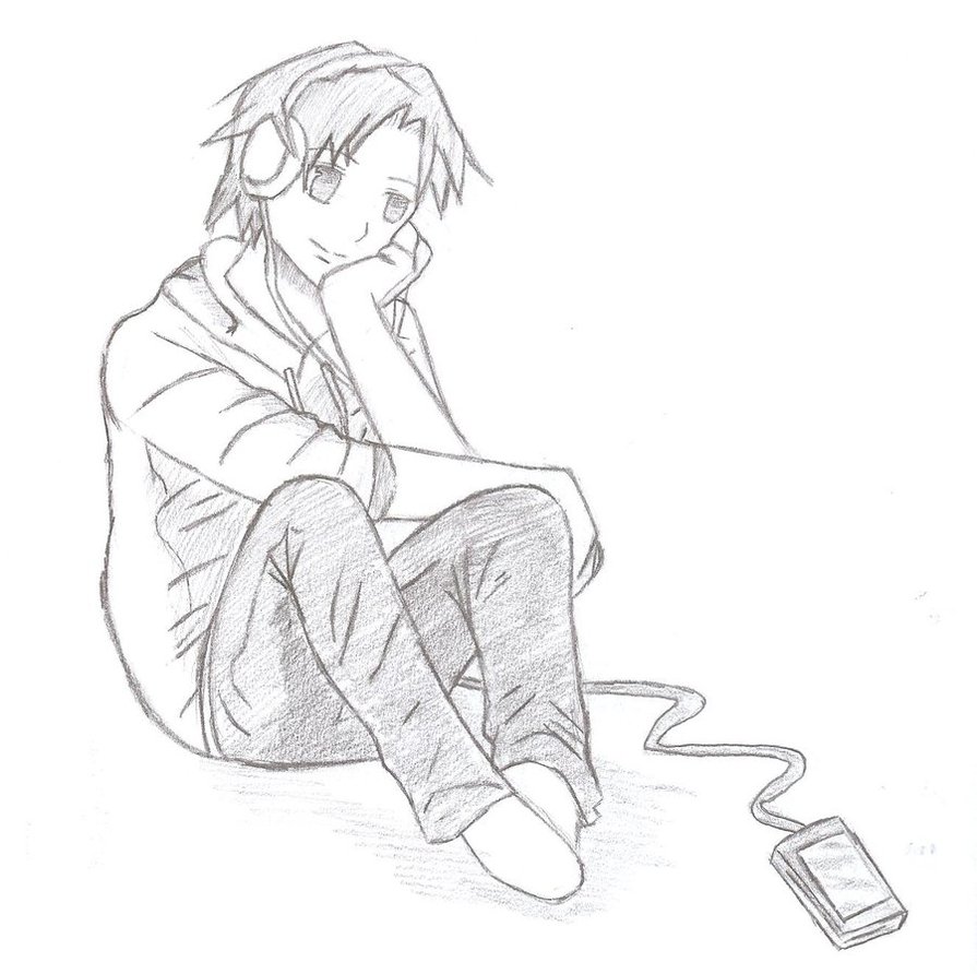 895x892 Guy Sitting Down By Kittyness21