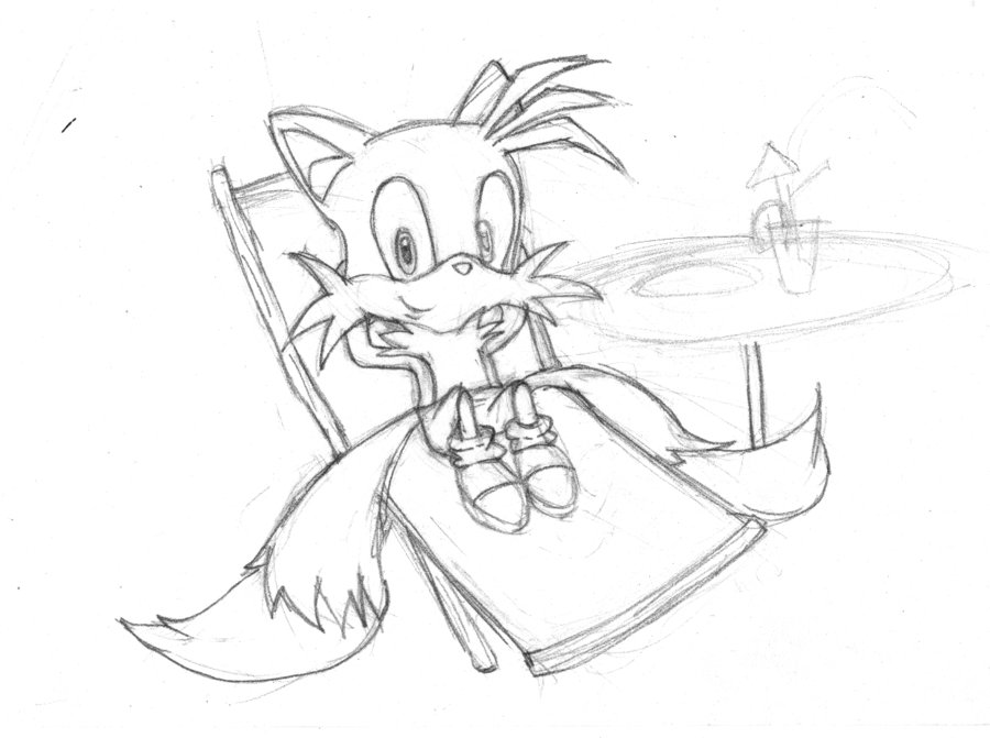 900x671 Sitting Fox By Greatveemon