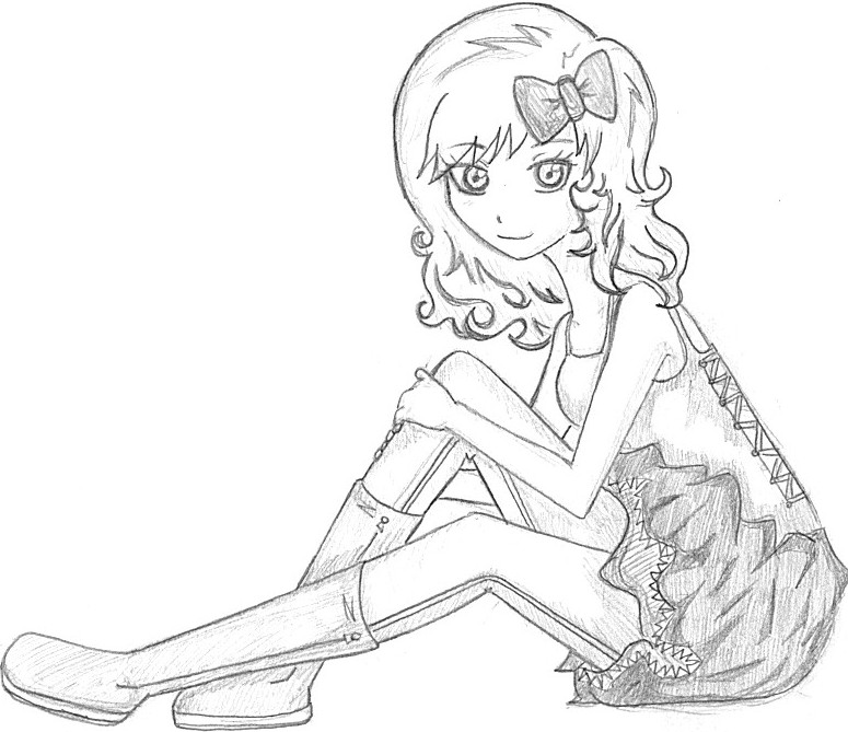 775x669 Random Girl Sitting By Anamcstasia