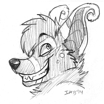 400x400 I Am One Can Short Of A Six Pack! (Sketch By Idess) Weasyl