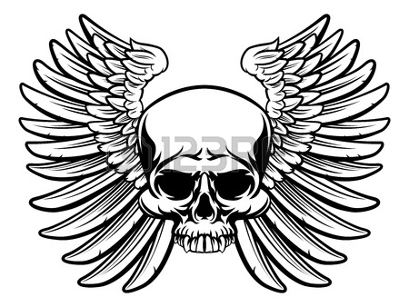 450x338 Cowboy Skull In A Western Hat And A Pair Of Gun Revolver Handgun