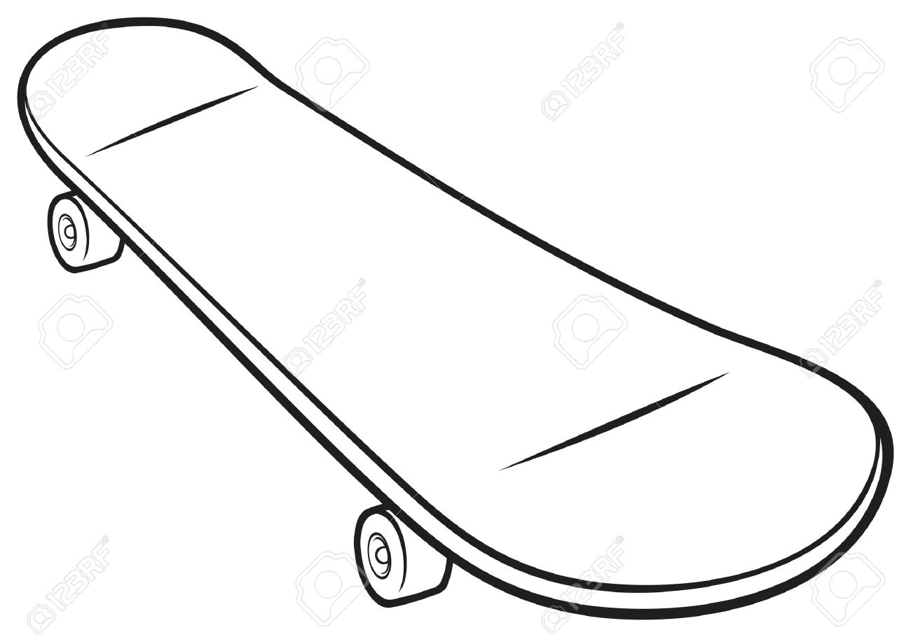 1300x910 Skateboard Vector Royalty Free Cliparts, Vectors, And Stock