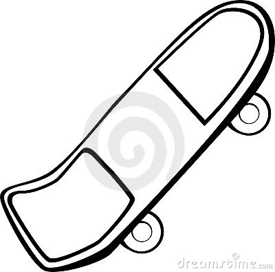400x395 Skateboard Clipart Drawn