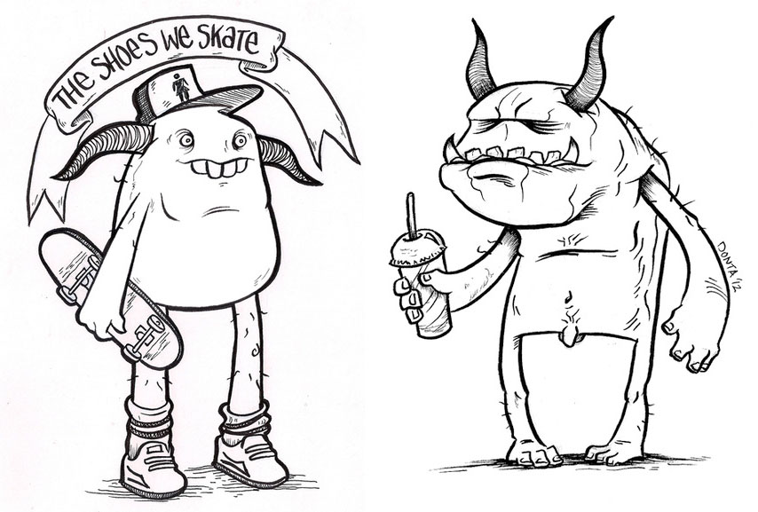 854x577 Donta Santistevan's Self Conscious Coffee Amp Skateboarding Monsters
