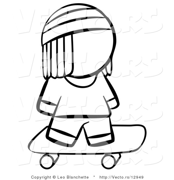 600x620 Vector Of Skater Boy
