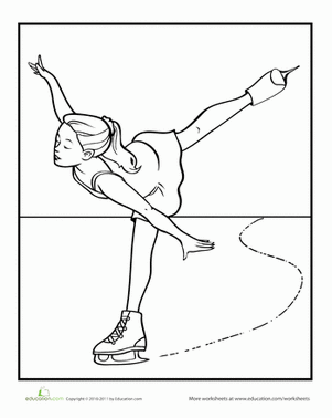 301x378 Figure Skater Worksheet