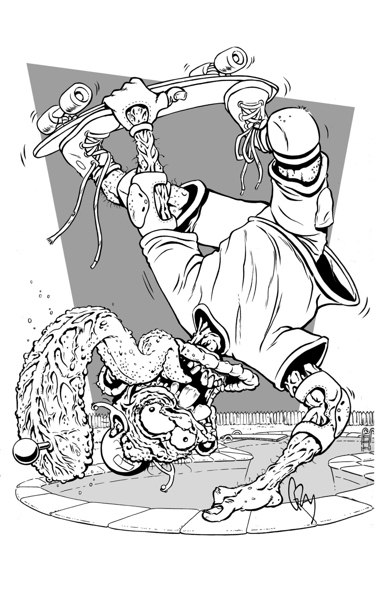 1280x1991 Pool Skater By Ratcrtur