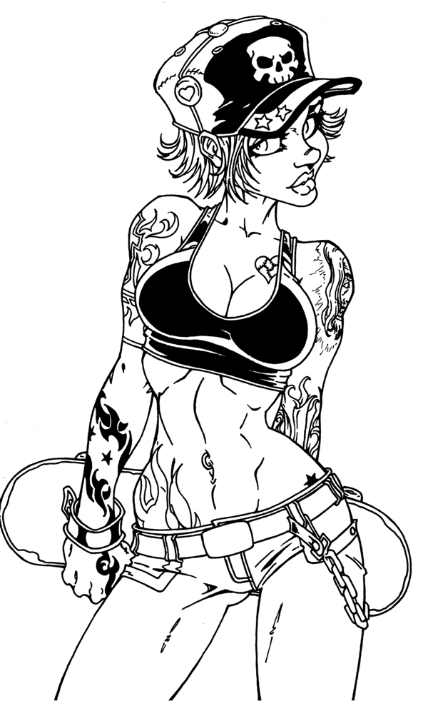 600x982 Skater Girl 2 By Mediocre Mind