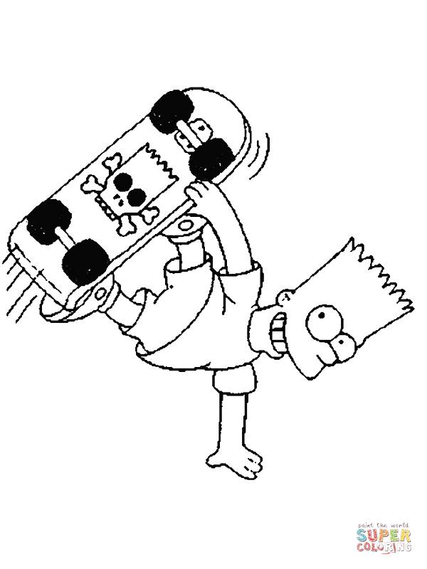 600x800 Skater Girl Coloring Page Free Printable Coloring Pages
