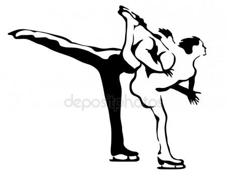 450x344 Figure Skating Stock Vectors, Royalty Free Figure Skating