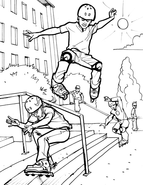 464x600 Cartenz' In Line Skating