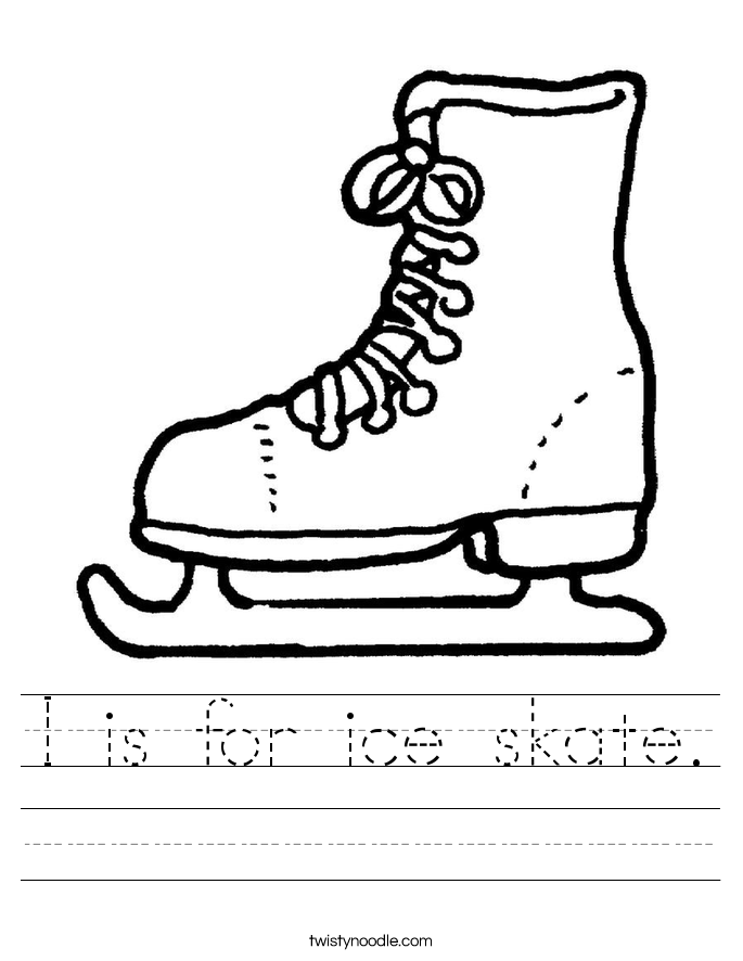 685x886 I Is For Ice Skate Worksheet