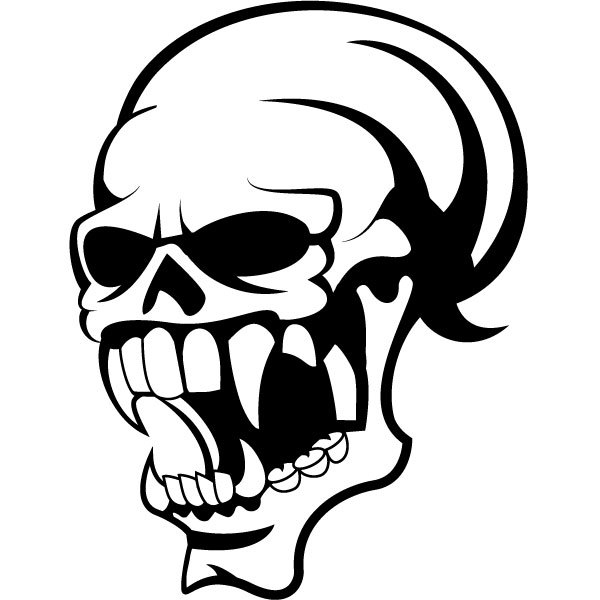 600x600 Skull Art Drawings
