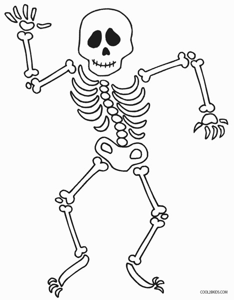 468x600 Coloring Pages Skeleton For Kids Tags Skeleton Coloring Pages