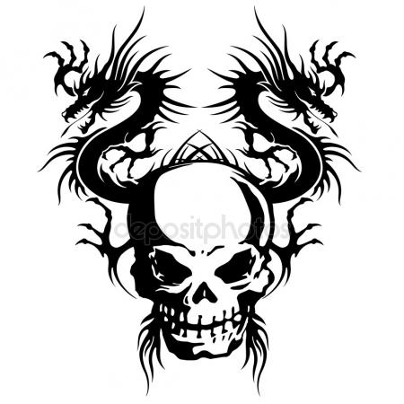 450x450 Skeleton Dragon Stock Vector Amino10
