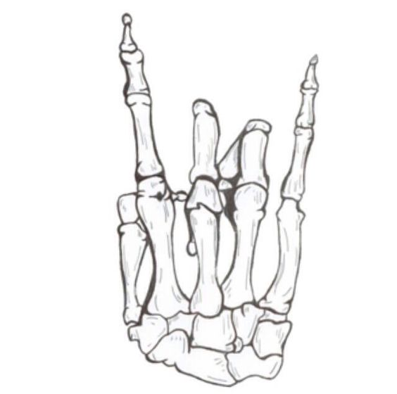 564x560 Skeleton Heart Hands Urban Threads Unique And Awesome