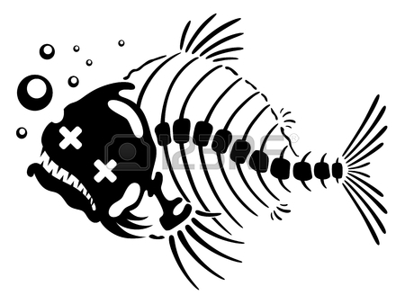 450x338 91 Fish Skeleton And Bubbles Cliparts, Stock Vector And Royalty