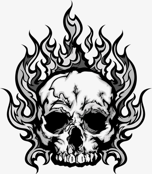 650x742 Cranial Skeleton, Skull, Flame Png Image For Free Download