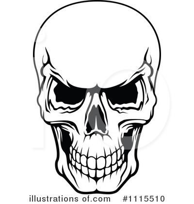 Skeleton Head Drawing at GetDrawings | Free download