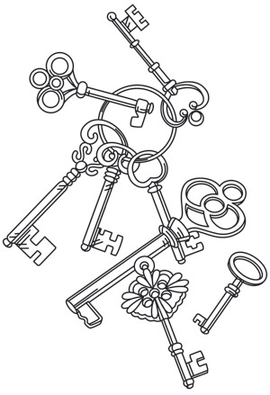 300x439 Skeleton Key Urban Threads Unique And Awesome Embroidery Designs
