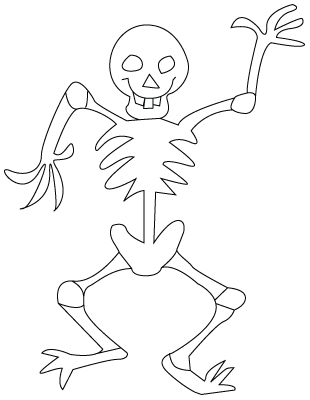 310x400 Skeleton Drawing Childrens Drawings