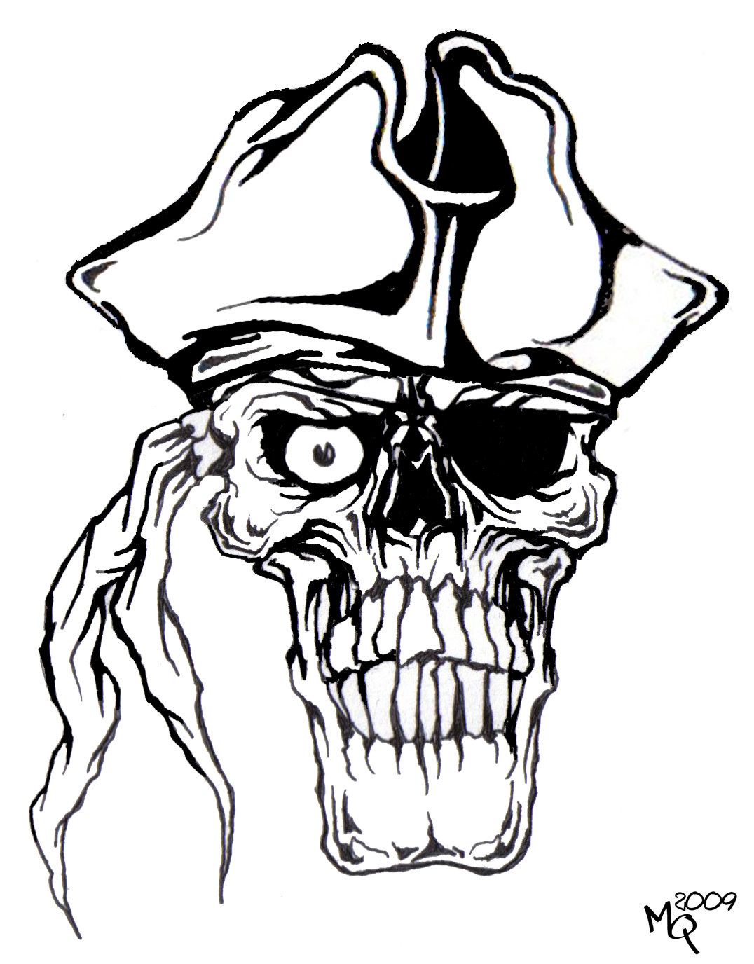 1076x1376 Pirate Skull 2 By Quintdesigns