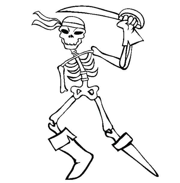 600x612 Skeletons Coloring Pages Skeleton Color Page Skeleton Of A Great