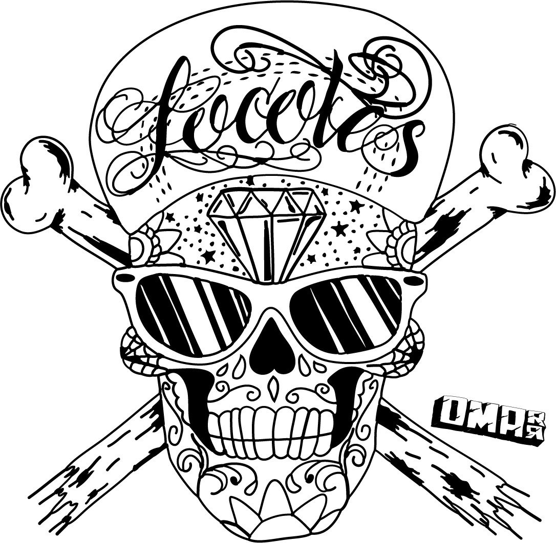 1086x1062 Collection Of Outline Mexican Skull Tattoo On Biceps