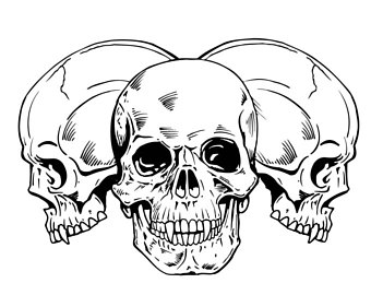 340x270 Skeleton Fake Tattoo Etsy