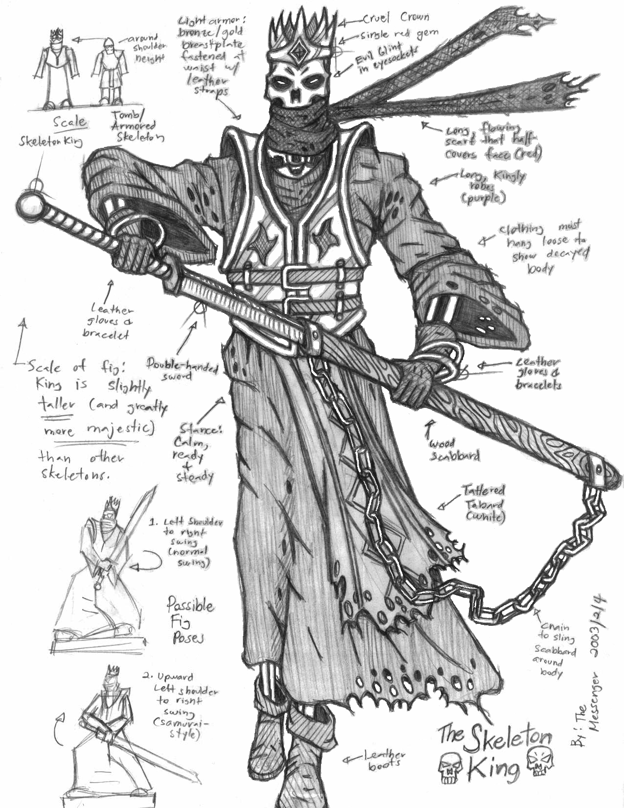 1275x1650 Mk Skeleton King By Dreampen