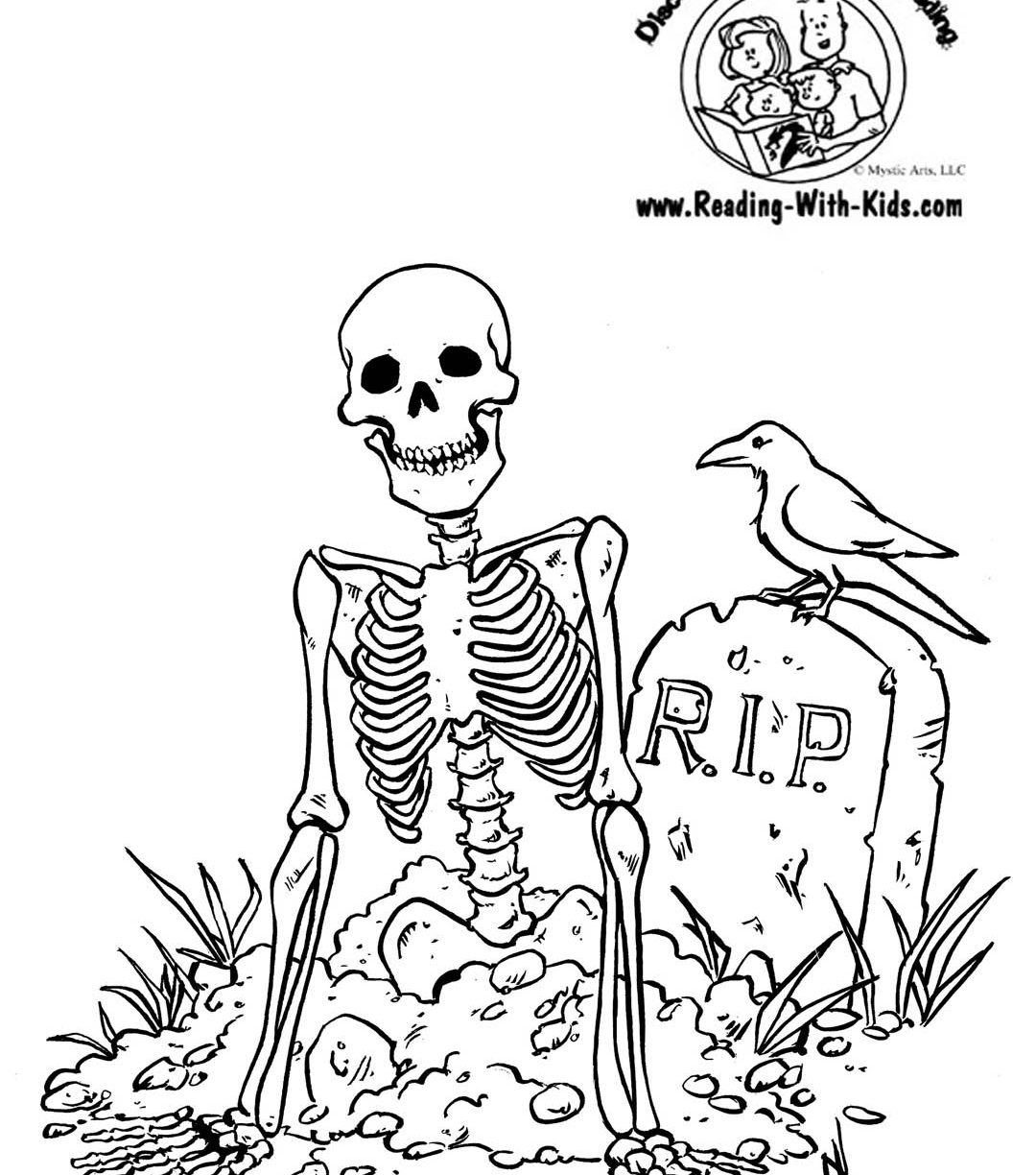 1080x1224 Charming Skeleton Coloring Pages Pictures Inspiration