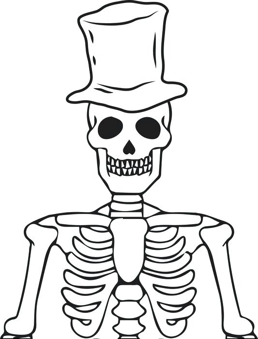 533x700 Skeleton Coloring Book Together With Coloring Book Skeletons 79